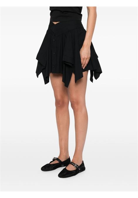 Black asymmetric-hem mini skirt Alexander Wang - women ALEXANDER WANG | 4WC3255329001